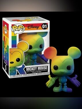 Pride Funko Pop! Disney - Rainbow Mickey Mouse
#01 LGBTQ